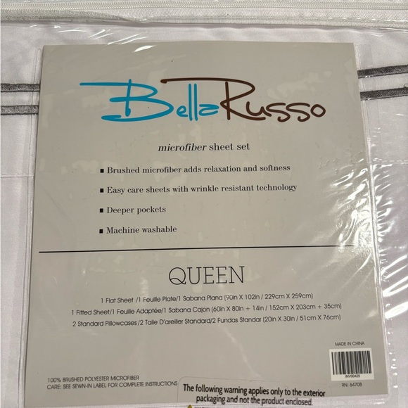 Microfiber sheet set - Picture 3 of 3
